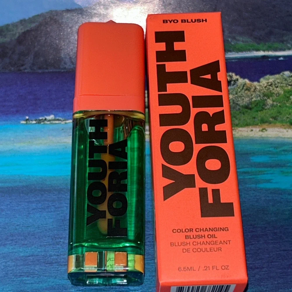 BYO Blush Youthforia Color Changing Blush Oil Chemical Reaction New